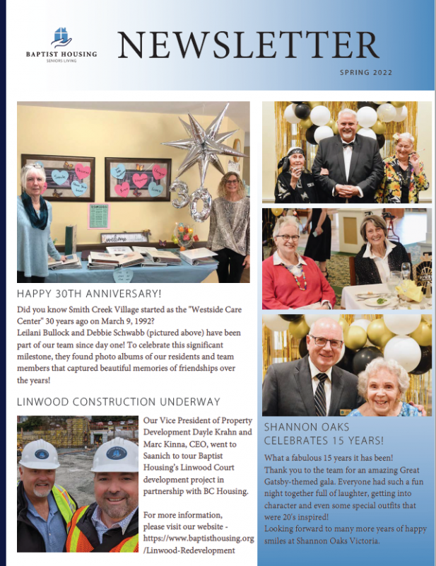 Spring Newsletter 2022